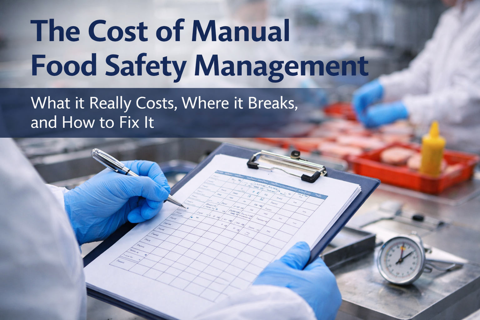 The Cost of Manual Food Safety Management